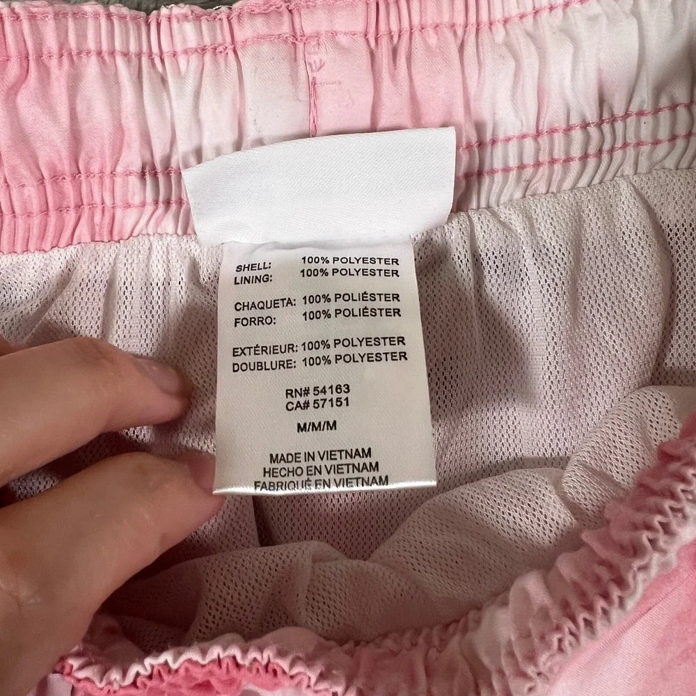 Calvin Klein Swim Trunks Mens Medium Pink Tie Dye‎ 7